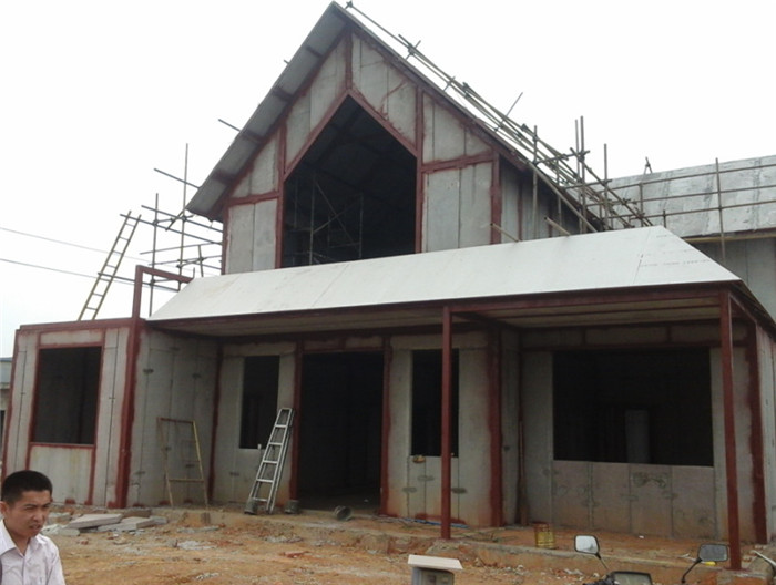 新型混凝土波型鋼網保溫內外墻